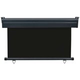 vidaXL Balkonska bočna tenda 125 x 250 cm crna | shoptok.hr