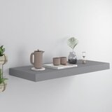 vidaXL Stenska polica siva 60x23,5x3,8 cm MDF Cene