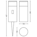 Philips 17420/30/P7-LED RGB prigušiva spoljna lampa Hue CALLA LED/8W/24V IP65 | Eponuda.com
