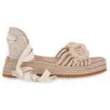 Frau Sandali & Odprti čevlji Fancy Macrame Natural Bež | Shoptok.si