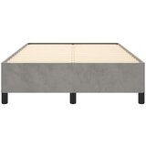  Posteljni okvir svetlo siv 120x200 cm žamet, (20600875) | Shoptok.si