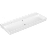 Villeroy Boch 4A33C4R1 Collaro CeramicPlus 120 x 47 cm dvojni keramični umivalnik z 2 odprtinama za armaturo | Shoptok.si