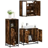  3-dijelni set kupaonskog namještaja boja hrasta drveni | shoptok.hr