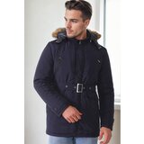 Dewberry M8633 MEN'S COAT-NAVY-2
