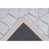 Kayoom PREPROGA Vivica 125 Weiß / Graublau 160/230 cm taftano siva, bela | Shoptok.si