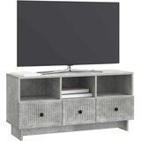 TV ormar Betonska siva 102 x 34,5 x 50 cm Konstruirano drvo | shoptok.hr