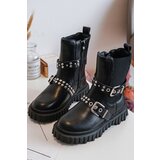 Boto Girls' Zip-Up Ankle Boots Black Adeneia | Shoptok.si