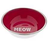 Ferribiella Činija za mačke Meow, 350ml, Crvena Cene