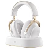 MCHOSE bežične gaming slušalice V9 turbo 60mm/Tri-mode/2000mAh/White gold + charging dock rgb Cene