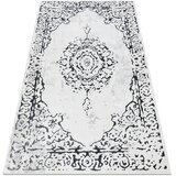 RugsX Preproge Preproga ALLURE 1961 Ornament, okvir - strukturna, 160x220 cm Bela | Shoptok.si