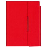 VELVET Notes sa magnetnim preklopom A5 Crvena | ePonuda.com