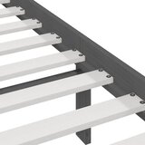  Okvir za krevet od masivne borovine sivi 200 x 200 cm | shoptok.hr