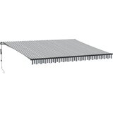 Tenda na automatsko uvlačenje LED antracit i bijela 450x350 cm | Eponuda.com