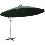 Viseći suncobran zeleni 3 m s aluminijskim stupom | Eponuda.ba