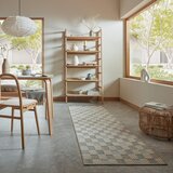 Flair Rugs Moder pralen tekač iz mešanice bombaža 80x230 cm Muted Checkerboard – | Shoptok.si