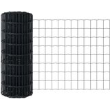 Euro ograda s špicama 25 x 0,6 m Čelik premazan PVC-om Siva | shoptok.hr