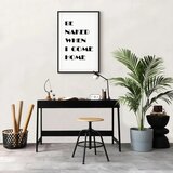  Slika - Homecoming (1-part) - Black and White English Inscriptions 60x90 U crnom drvenom okviru | shoptok.hr