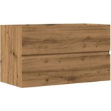 vidaXL Kupaonski viseći ormarić boja hrasta 80 x 38,5 x 45 cm drveni | shoptok.hr