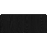 TV ormar Zidne Crni hrast 80 x 30 x 30 cm Konstruirano drvo | Eponuda.com