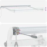  Okvir tende Bijelo 3 x 2 5 m Aluminij | shoptok.hr