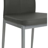  Jedilni stoli 6 kosov umetno usnje sive barve, (20948112) | Shoptok.si