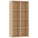 Maison Chic Knjižna omara - Knjižni regal sonoma hrast 66x30x130 cm iverna plošča, (21726336) | Shoptok.si