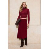 TRENDYOLMILLA Ženska suknja TWOSS26ET00025, Bordo | Eponuda.com