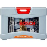 Bosch 49-delni premium x-line set bitova i burgija sa ručnim zavrtačem Cene
