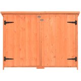  Vrtna kućica za pohranu 128x42x91 cm drvena | shoptok.hr