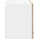  Viseći ormarić Sonoma hrast i bijela 80 x 31 x 40 cm | shoptok.hr