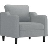  The Living Store Fotelj svetlo siv 60 cm blago - Fotelj, (21501752) | Shoptok.si