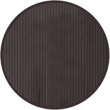  Okrugli tepih tamnosmeđi 60 cm bambus | Shoptok.si