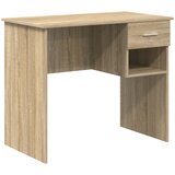 vidaXL Stol s pohranom Hrast Sonoma 90x49.5x75 cm Inžinjerska drva | shoptok.hr