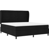 Box Spring Postelja z Vzmetnico Črna 180x200 cm Tkanina, (22051777) | Shoptok.si