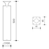  LED spoljašnja lampa ORNELA LED/6W/230V 3000K IP54 braon | Eponuda.com
