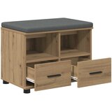  Klupa za cipele s jastučićem Hrast artisan 60 x 38 x 46 cm | shoptok.hr