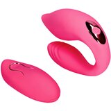 Shots Loveline - punjivi, radio vibrator za par (roza) | shoptok.hr