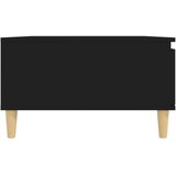  Stolić za kavu crni 90 x 60 x 35 cm od konstruiranog drva | shoptok.hr