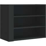 Maison Chic Stenska omarica - Zidna omarica črna 75x35x60 cm inženirski les iu1288, (22063255) Cene