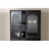 Venture Home vitrina La Paz 35 × 160 × 70 cm, crna | shoptok.hr