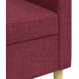  Trosjed od tkanine crvena boja vina 210 cm | shoptok.hr