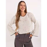 RUE PARIS Sweater-CLM-SW-1901.92-ecru | Shoptok.si