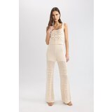 Defacto Wide Leg Crochet Lined Trousers Cene