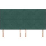  Naslon za glavu s gumbima tamno zelena 180 cm baršun | shoptok.hr
