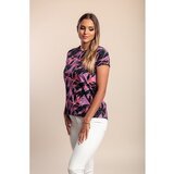 Fenzy Bombažna Kratka Majica S Potiskom, Vijola | Shoptok.si