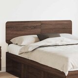 vidaXL Vzglavje z vzglavjem Rjav hrast 160 cm Konstruiran les | Shoptok.si
