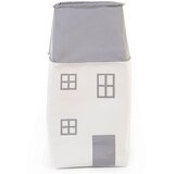 Childhome košek za shranjevanje igrač house grey off white | Shoptok.si