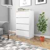 vidaXL Komoda bijela 60 x 35 x 98,5 cm od konstruiranog drva Cijene