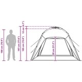 Instant šator s pohranom Morska zelena 260 x 260 x 185 cm Čelik | shoptok.hr