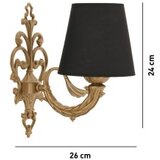Opviq zidna lampa lily black gold | ePonuda.com